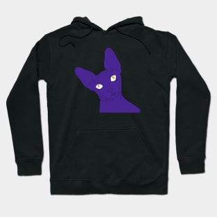 Purple Sphynx Cat Hoodie